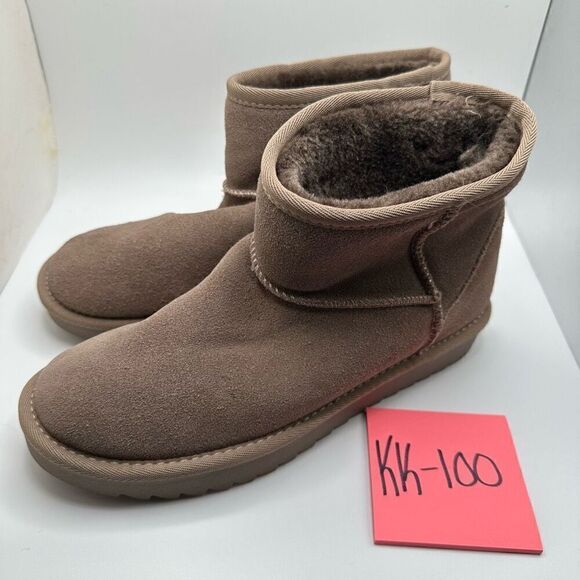 CUSHIONAIRE Women's Hipster pull on boot +Memory Foam TAUPE 8 RETURN - Picture 3 of 7